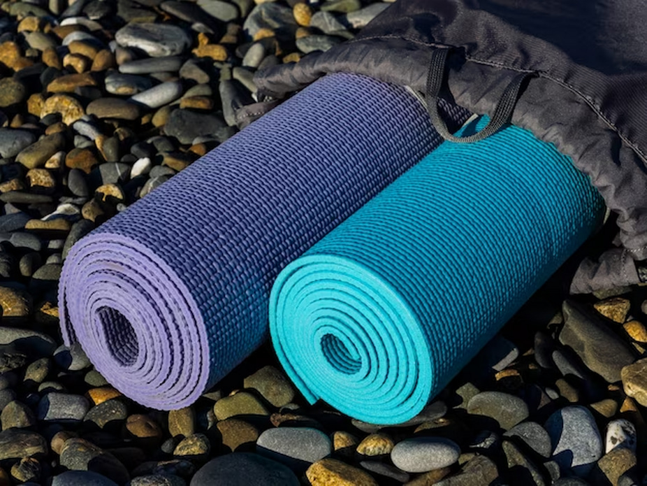 wo yoga mats placed side by side.